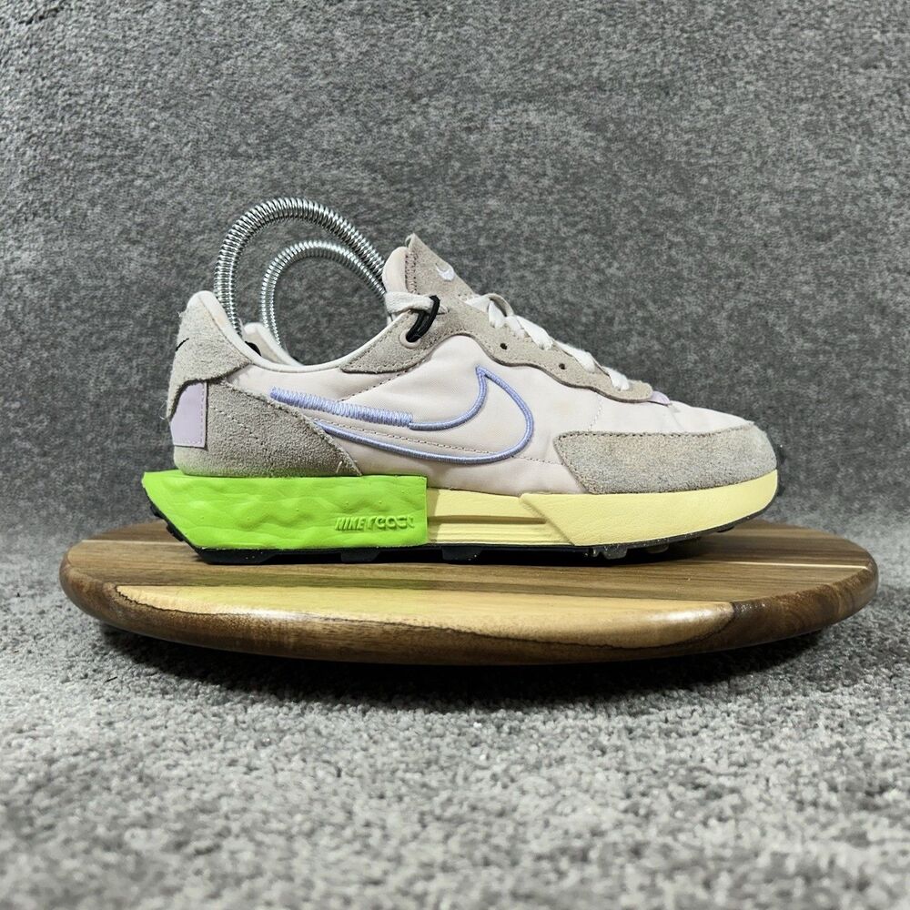 Nike Fontanka Waffle Women’s Sz 6.5 Pink Oxford Ghost Green Athletic Shoes Used